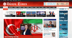 Desktop Screenshot of dunyatimes.com